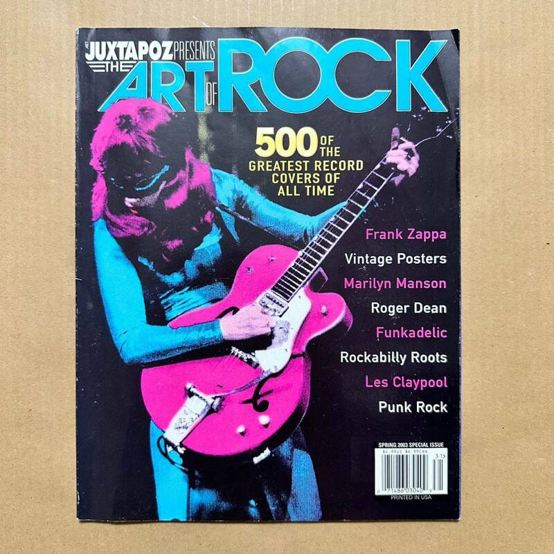 The Art Of Rock Spring 2003 JUXTAPOZ Magazine Marilyn Manson Punk Rock Yes Roger Dean Frank Zappa Vintage Poster ロック Funkadelic
