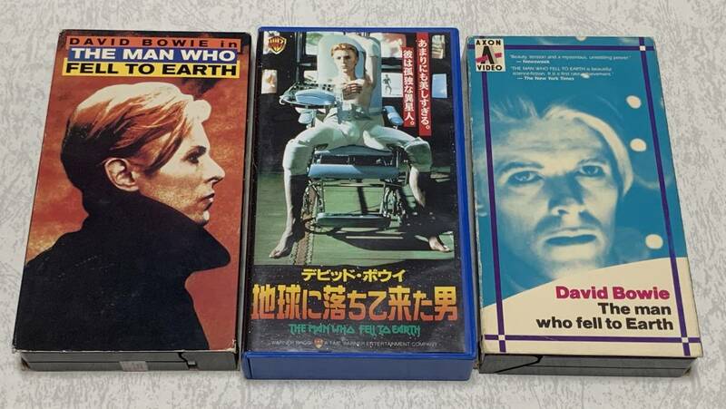 地球に落ちて来た男 VHS ビデオテープ デヴィッド・ボウイ主演 DAVID BOWIE THE MAN WHO FELL TO EARTH 1976年