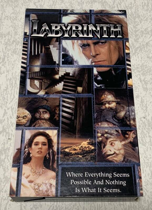 ラビリンス 魔王の迷宮 VHS ビデオテープ デヴィッド・ボウイ主演 ジェニファー・コネリー DAVID BOWIE LABYRINTH 1986年