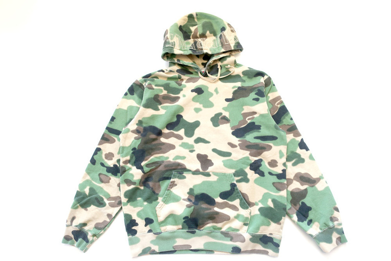 (XL)Supreme Overdyed Hooded Sweatshirtシュプリームオーバーダイスウエットシャツパーカー迷彩柄Camo