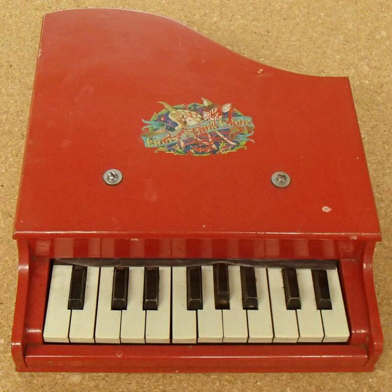 木製 バンビ グランド ピアノ 当時物 レトロ ディズニー オモチャ おもちゃ 玩具 