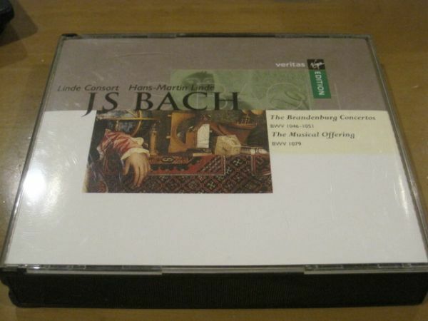 送料込み ２枚組CD バッハ Js Bach ブランデンブルク協奏曲 音楽の捧げもの Linde リンデ The Brandenburg Concertos The Musical Offering