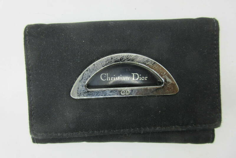 Christian Dior クリスチャン・ディオール DEPOS キーケース ブラック ナイロン