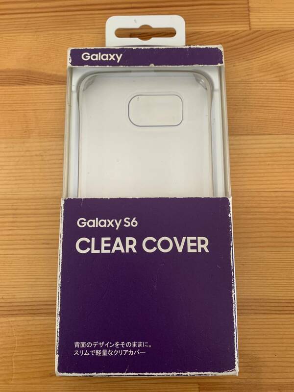 Galaxy S6用 Clear Cover ゴールド EF-QG920BFEGJP
