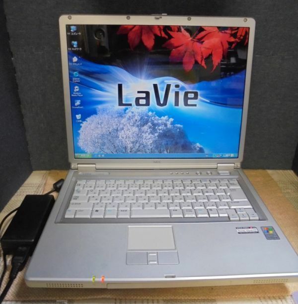 15型　NEC Lavie PC-LL350BD　WindowsXP & Me デュアルブート／現状動作