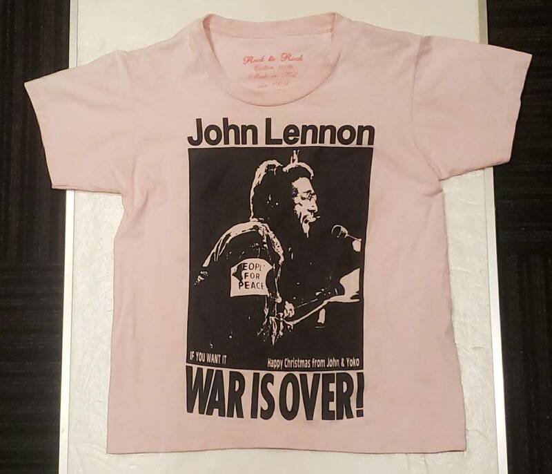 ヴィンテージ　ジョン・レノン　WAR IS OVER Tシャツ