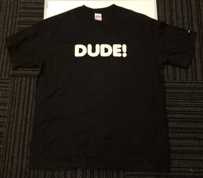 ダブルタップス WTAPS Bulllnk 　DUDE! 黒Tシャツ