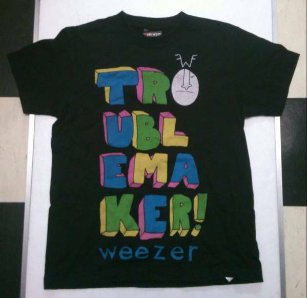 weezer ウィーザー　オフィシャル 2008 ツア―Tシャツ