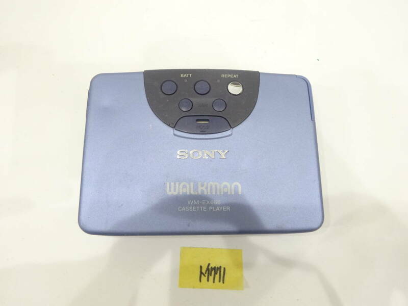 SONY WALKMAN WM-EX666 カセットプレーヤー 通電ジャンク　M771