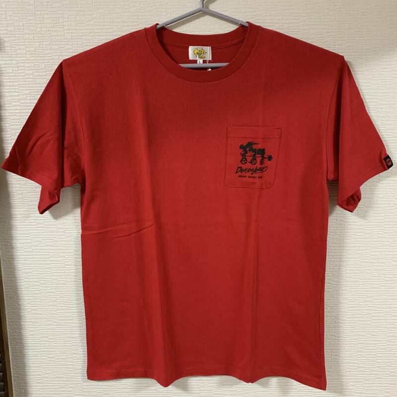 タイムボカンシリーズ ヤッターマン - MEN 半袖 Tシャツ Lサイズ 赤色 ドロンボー一味 ドロンジョ タツノコプロ (タグ付き新品未着用品)