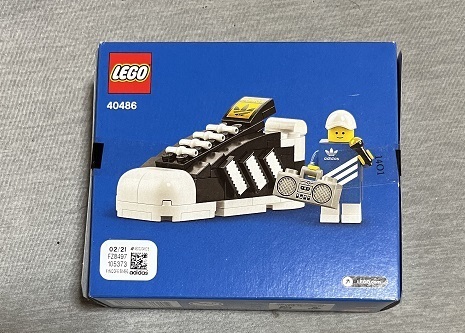 即決 新品　未使用　レゴ LEGO アディダス オリジナル スーパースター ミニセット 40486