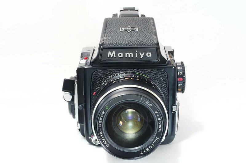 ★ジャンク★ マミヤ　645フィルム1眼レフカメラ　Mamiya M645 1000S Mamiya MAMIYA-SEKOR C 55mm F2.8 #p33