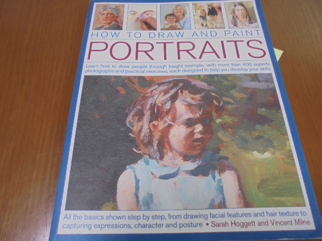 洋書肖像画の描き方　人物画　How to Draw and Paint　ステップバイステップ　