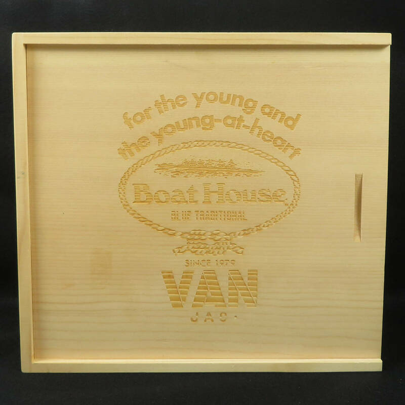 未使用 VAN JACKET ヴァン ジャケット ボートハウス コラボ 2013 食器8点セット シュガーポット 醤油差し ボウル プレート 木箱