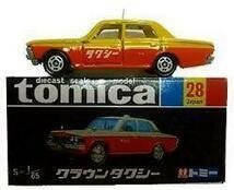 トミカ黒箱復刻版 28　クラウン　タクシー　30周年復刻版再販品 TOMICA　復刻黒箱