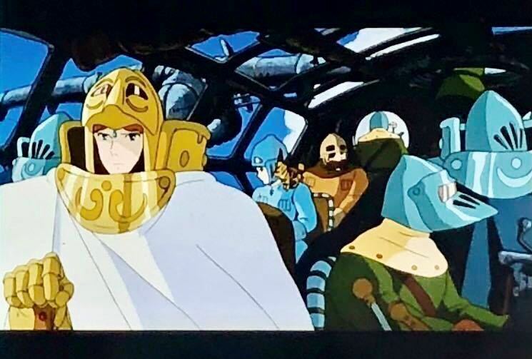 『風の谷のナウシカ (1984) NAUSICAA OF THE VALLEY OF WIND』35mm フィルム 5コマ スタジオジブリ 映画　クシャナ殿下とナウシカ　Film