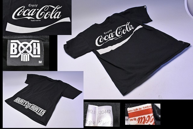バウンティハンター x コカ・コーラ コラボ Tシャツ ★ BOUNTY HUNTER x Coca-Cola ★ BXH ★ Mサイズ ★ 黒 ★
