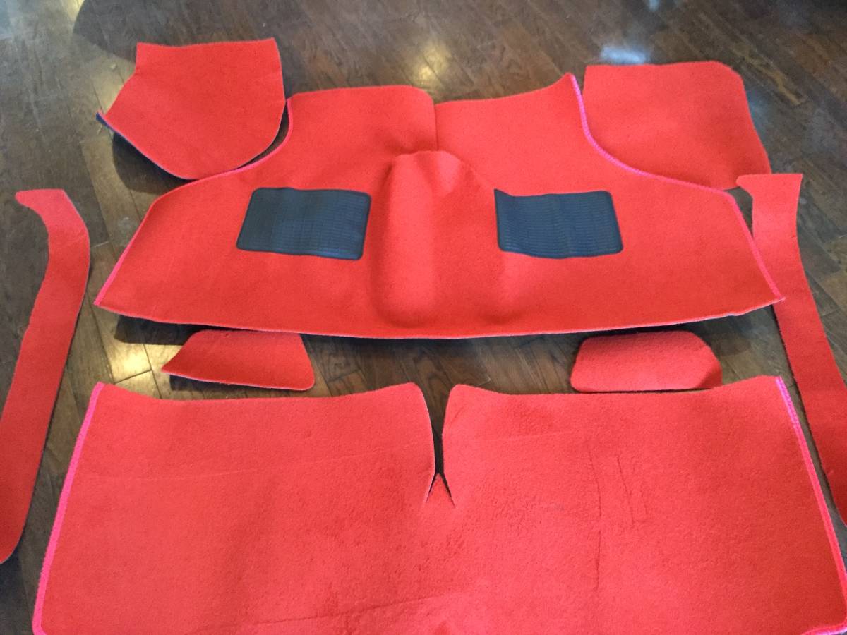 ローバーミニ　カーペットセット　RED　NEW　イギリス製