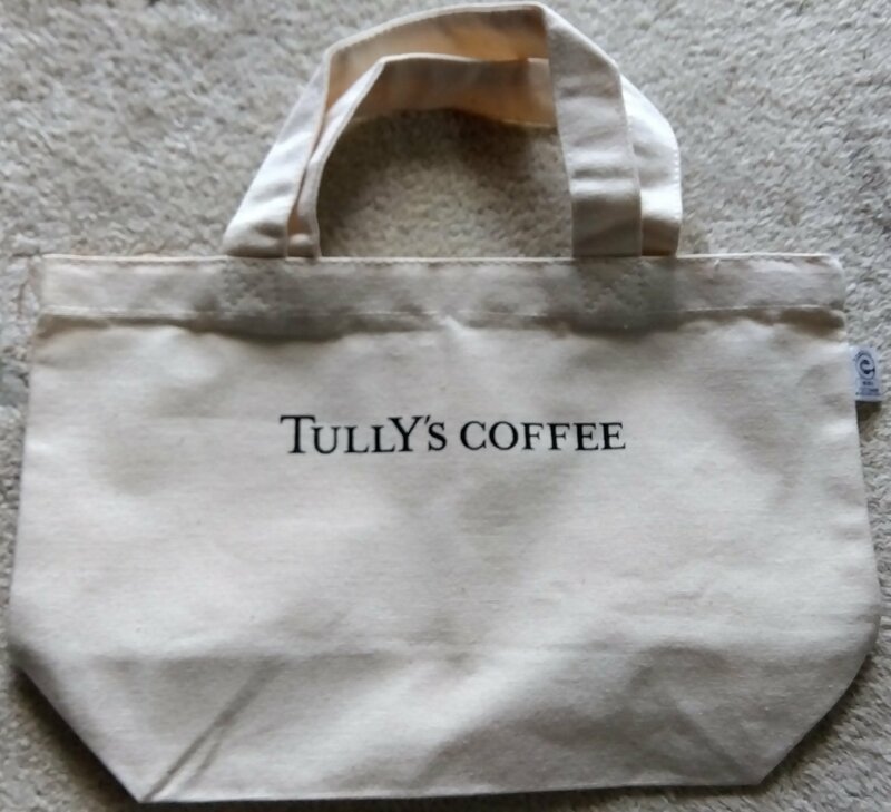 タリーズ　タリーズコーヒー　TULLY'S COFFEE　オリジナルトートバッグ
