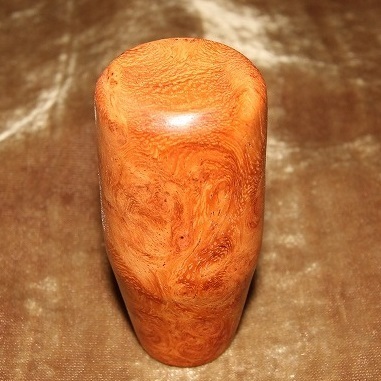 木製シフトノブ(材質：花梨瘤）8x1.25mm（PE-33.9D72.3L)
