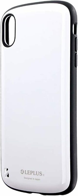 iPhone XS Max 耐衝撃ハイブリッドケース「PALLET」 ホワイト LP-MIPLHVCWH