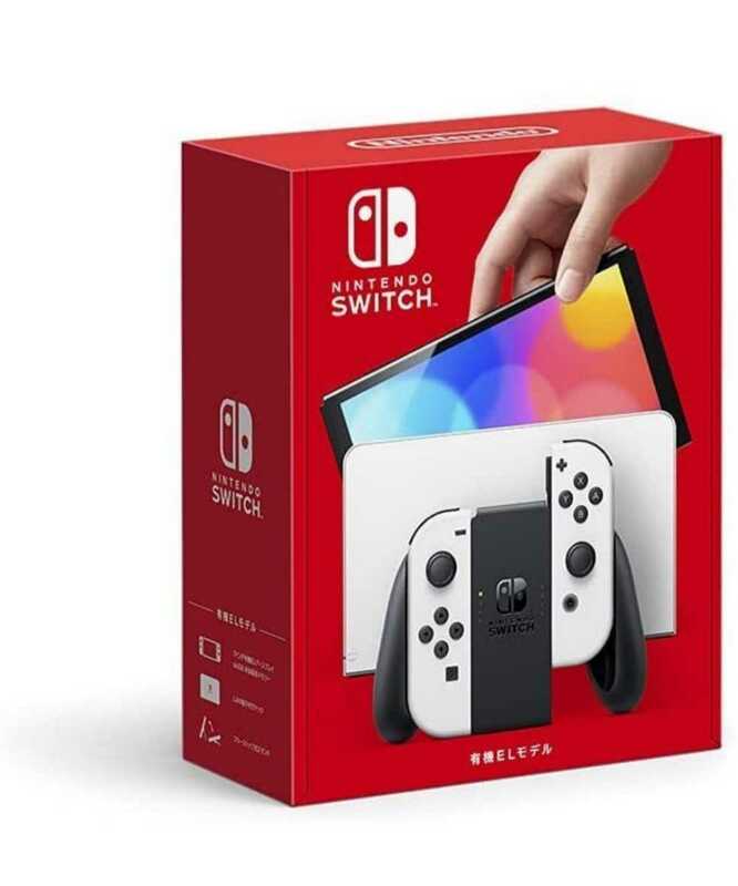 Nintendo Switch ニンテンドースイッチ有機ELモデル 完全新品未開封 保証有 任天堂ライセンス品 液晶保護フィルム付