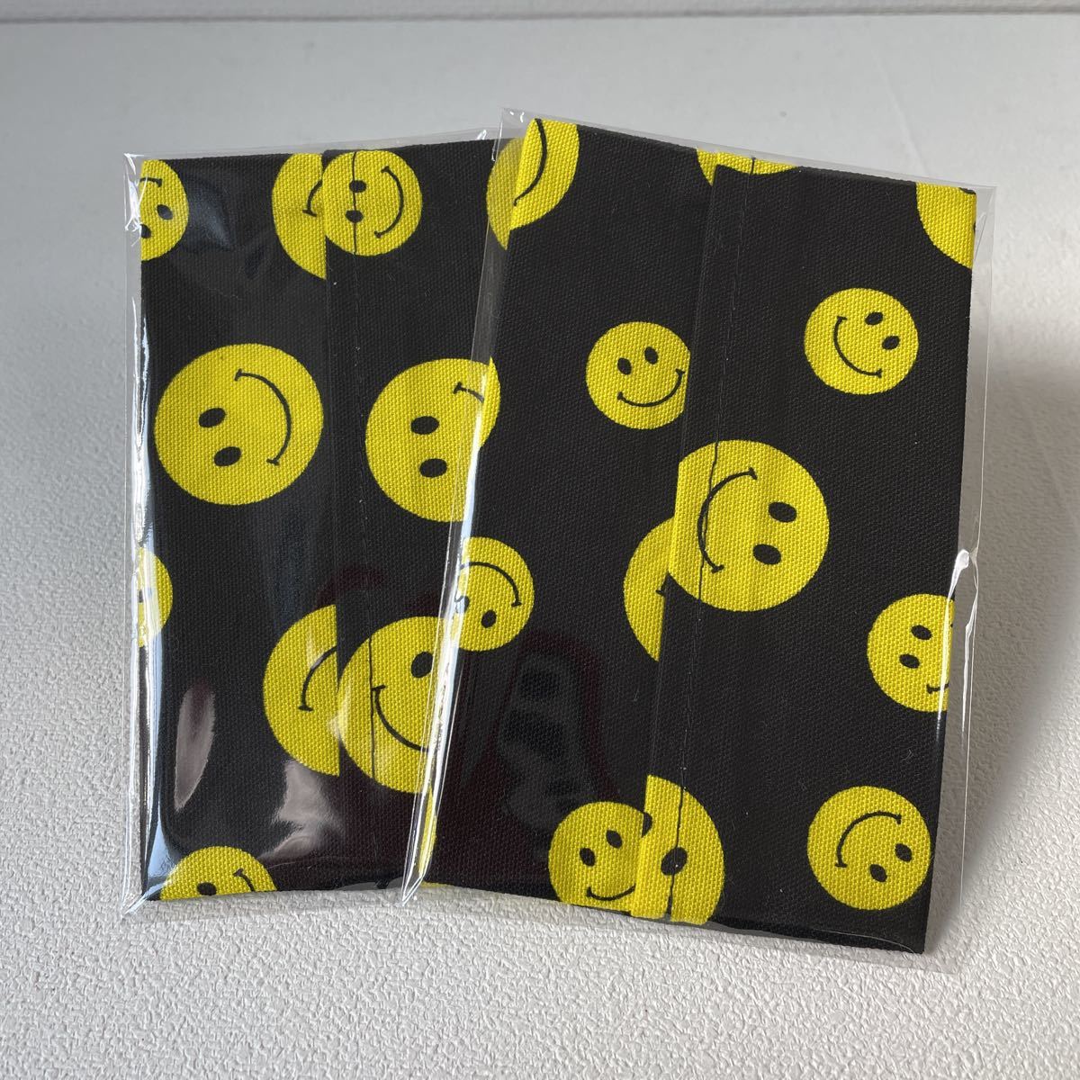 ◎ハンドメイド◎No.300 ポケットティッシュケース♪大きいポケットティッシュ用 小学生 幼稚園 小学校 ニコちゃんスマイル