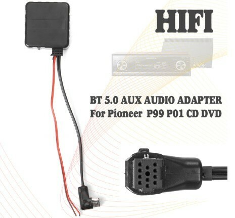 a655 Bluetooth Ver5.0 aux受信機オーディオレシーバーアダプタ Hi-Fi対応 パイオニアIPバス 11Pin pioneer