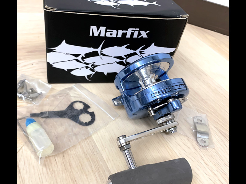 3R2337●alpha tackle Marfix N4 ベイトリール ジギング マーフィックス アルファタックル●1108【中古】