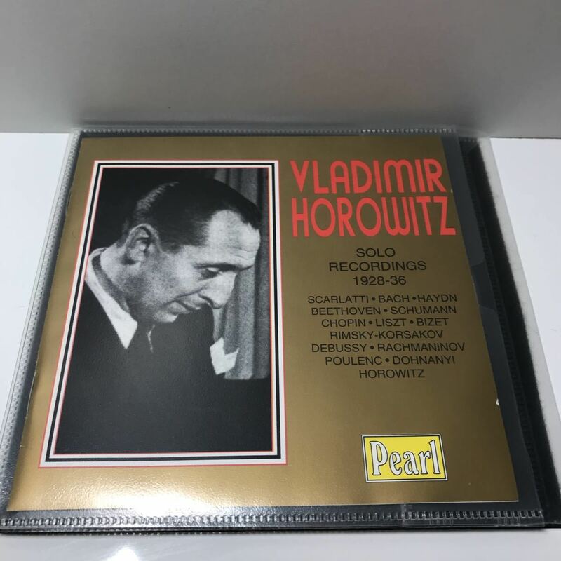 CD 2枚組 VLADIMIR HOROWITZ - ホロウィッツ SOLO RECORDINGS 1928 - 36 SCARLATTI BACH HAYDN BEETHOVEN