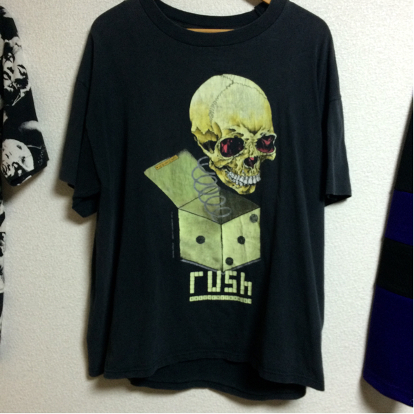 希少 90sヴィンテージ USA製 rush Tシャツ pushead パスヘッド zorlac バンド 当時物 モスキートヘッド 映画