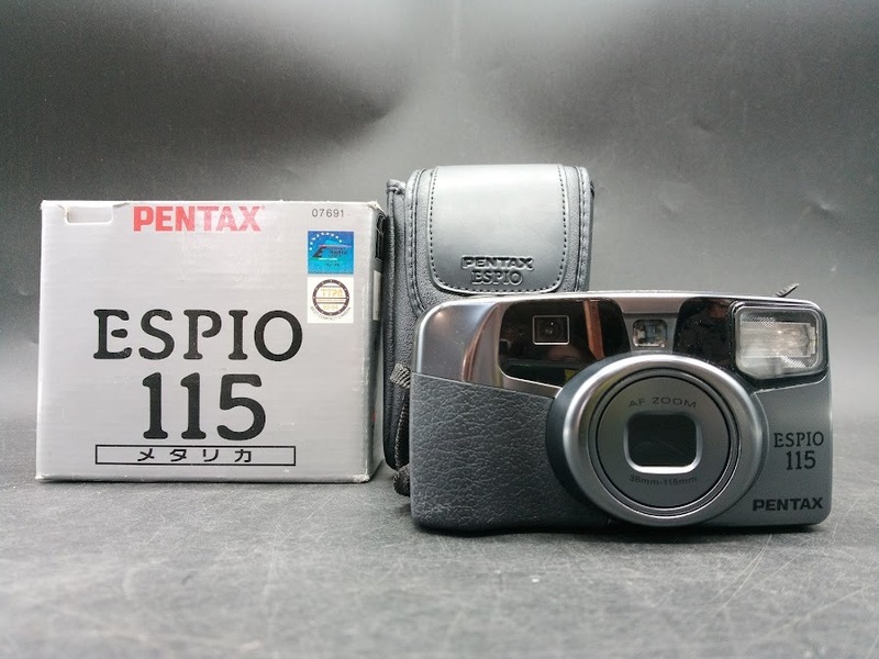 ▽ ペンタックス エスピオ 115 / メタリカ ESPIO コンパクトフィルムカメラ カメラ 携帯ケース付