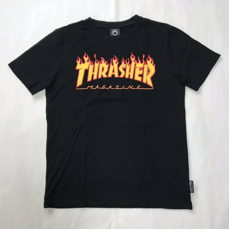 THRASHER スラッシャー ファイヤーフレイムロゴ Tシャツ Lサイズ