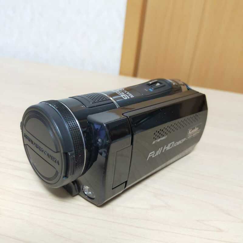 ケンコー・トキナー Kenko VSPJ800FHDバッテリー未付属　レンズカバー外れやすいです　録音、録画、カメラ撮影問題無し　ビデオカメラ