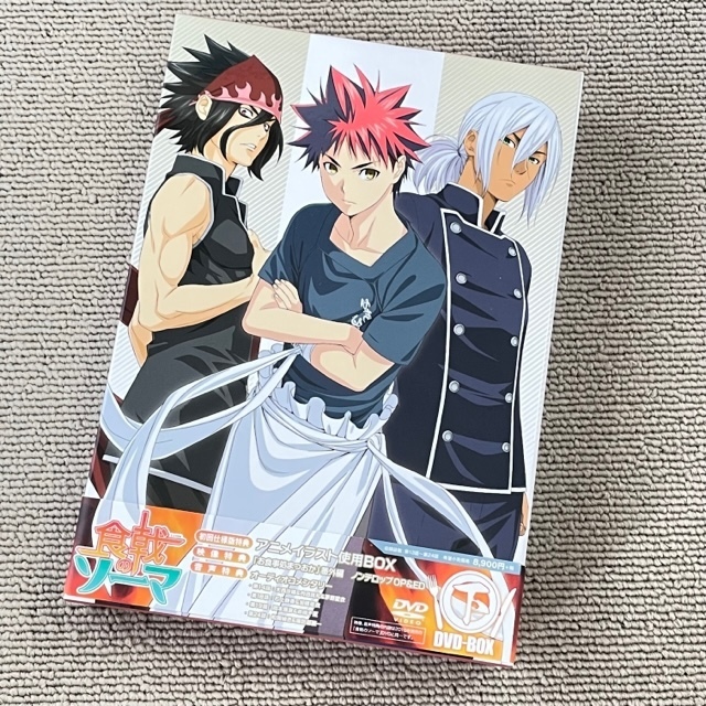 中古品 食戟のソーマ 下 初回仕様版 DVD-BOX 4枚組