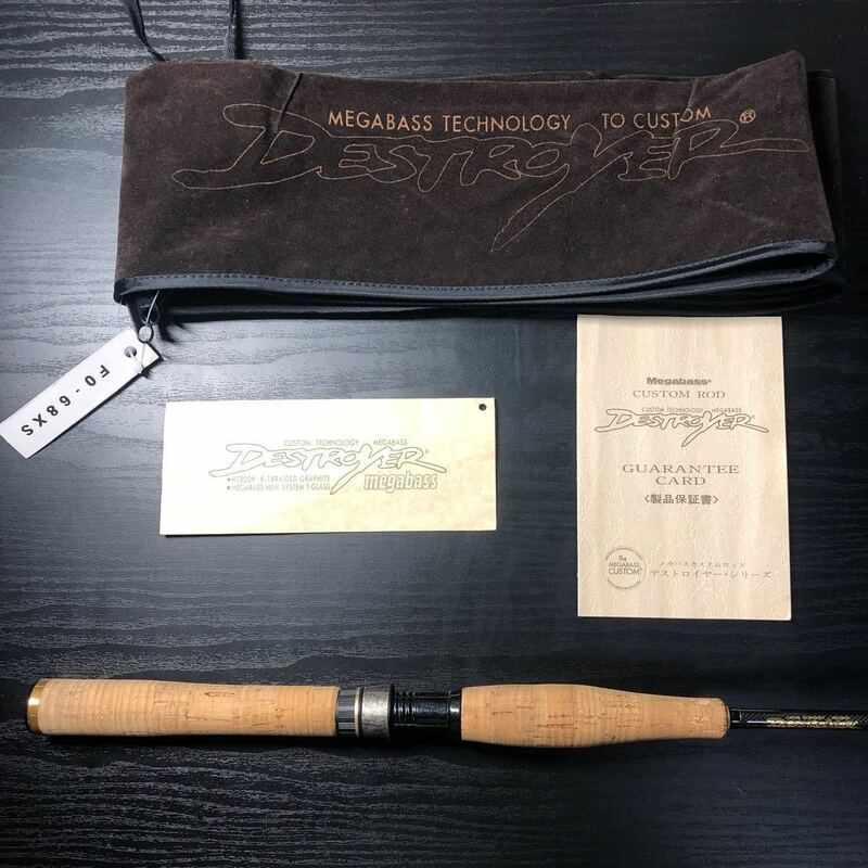 【中古品】Megabass/メガバス DESTROYER デストロイヤー F0-68XS Lake Kawaguchi setting レイク河口セッティング 検索:フィネスロッド