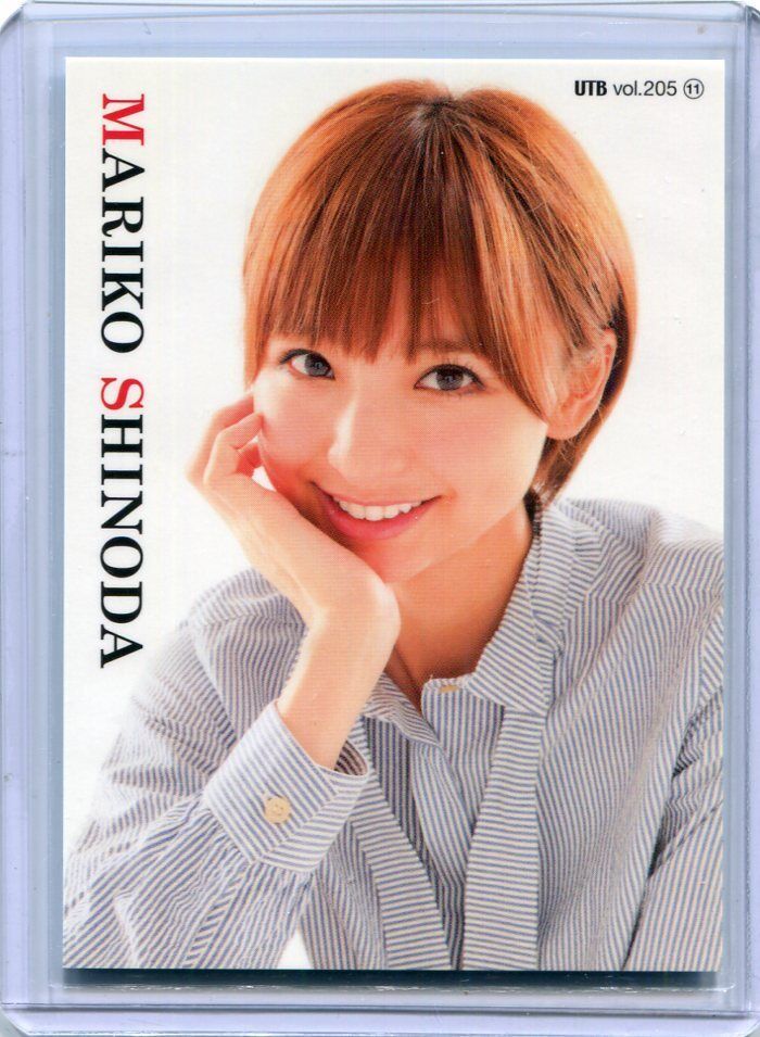 篠田麻里子 UTB 205 付録カード プロモ