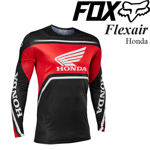 FOX オフロードジャージ Flexair Honda フレックスエア ホンダ レッドブラックホワイト/M