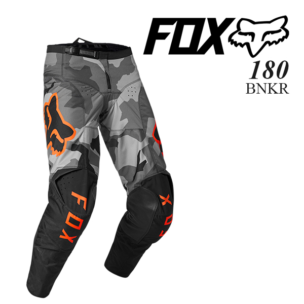 FOX オフロードパンツ 180 BNKR グレーカモ/34