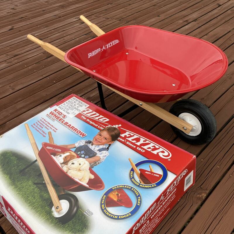 ラジオフライヤー RADIO FLYER WHEELBARROW 子供用一輪車　ホイールバロー　ワゴンカート リトルレッド アメリカン雑貨　アンティーク