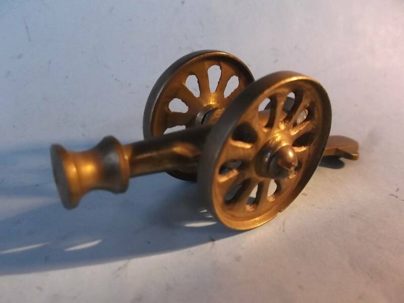 英国 ビンテージ 大砲 キャノン 置物 真鍮 オブジェ ブラス イギリス アンティーク