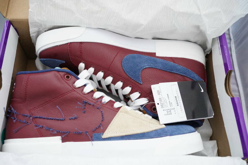 ナイキ NIKE SB ZOOM BLAZER MID EDGE L US8 DA2189-600 日本国内正規品 26cm 未使用