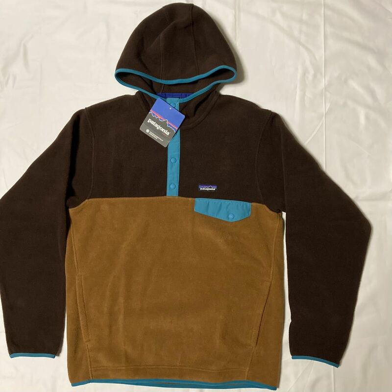 Mサイズ 新品【2014・デッドストック】patagonia メンズ・シンチラ・スナップT・フーディ JVBR ( ジャヴァ・ブラウン) ベアブラウン 廃盤