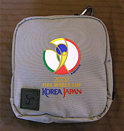 ★新品/未使用/長期保存品★2002W杯日本 　ポーチ 　 グレー 