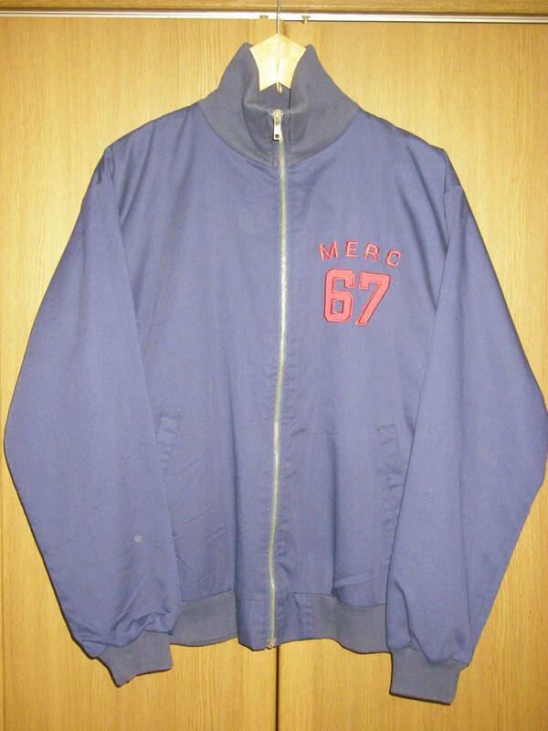 90s 00s merc マーク メルク 紺 ネイビー ブルー ジャケット ブルゾン M ( ハリントンジャケット オアシス ブラー レディオヘッド L 666