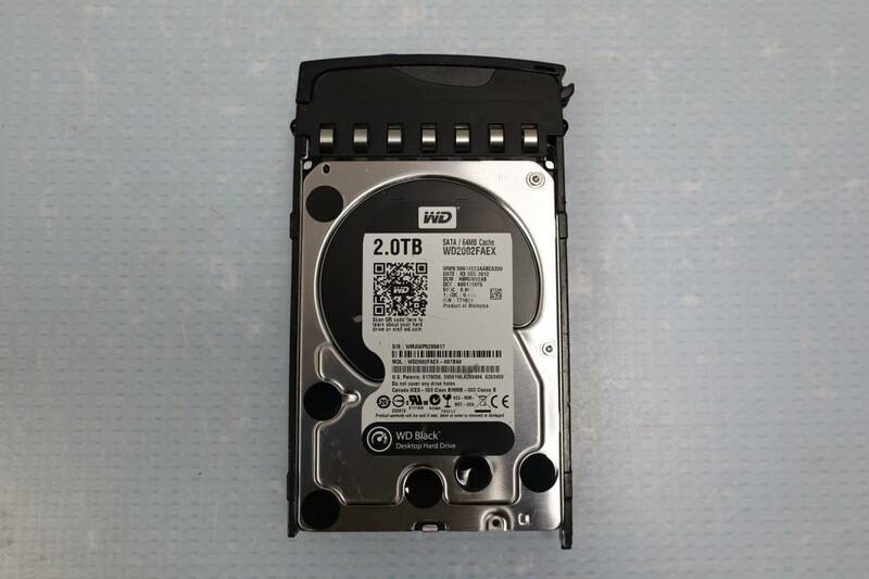 C2879 K 　WD Black SATA　6G 3.5inch 2TB WD2002FAEX HDD マウンタ
