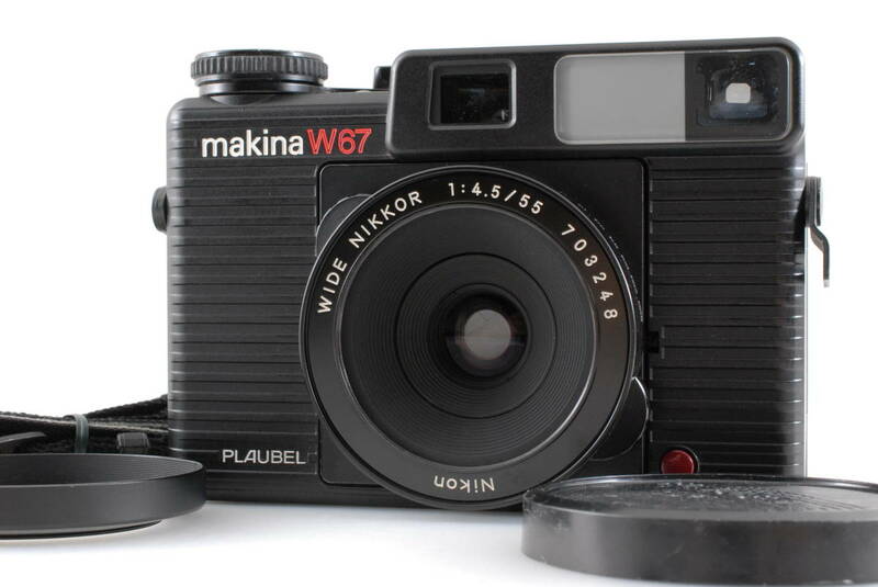 【美品 保障付 動作確認済】Makina W67 Medium Format Camera Body w/ Hood + Strap Q2050@QK