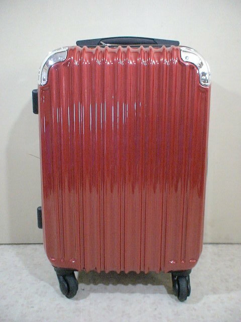 813　赤　TSAロック付　鍵付　スーツケース　キャリケース　旅行用　ビジネストラベルバック