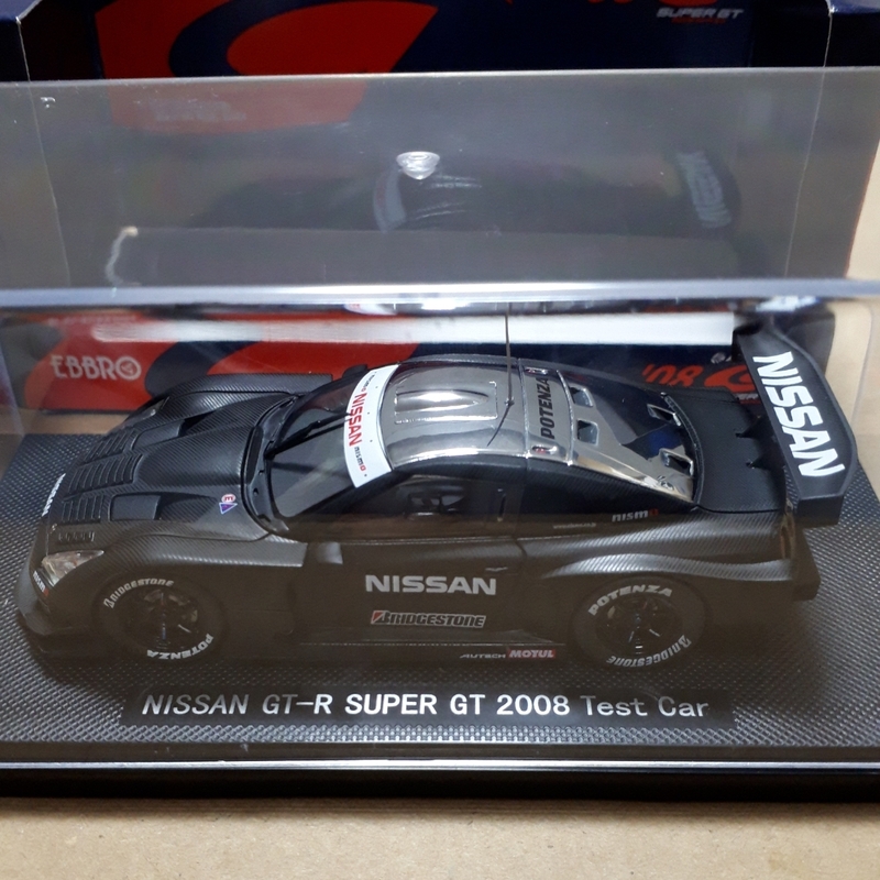 エブロ　1/43 NISSAN GT-R SUPER GT 2008 Test Car 2008series　スーパーGT500　日産　ニッサン
