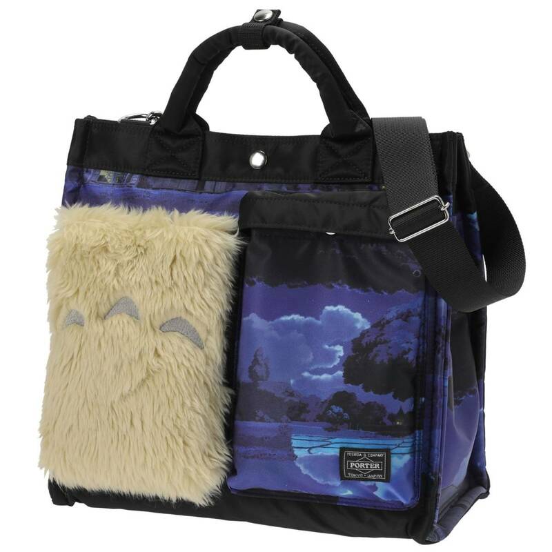 PORTER x トトロ 2WAY トートバッグ　L　黒　新品　となりのトトロ 　ポーター　ショルダーバッグ　TOTOBAG LARGE ラージ　ポーチ 財布